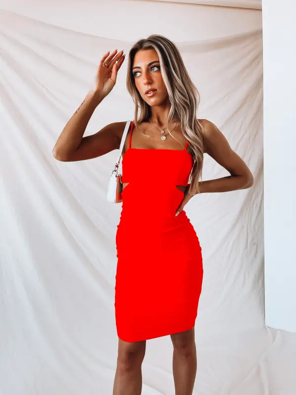 Arya Cut-Out Mini Dress