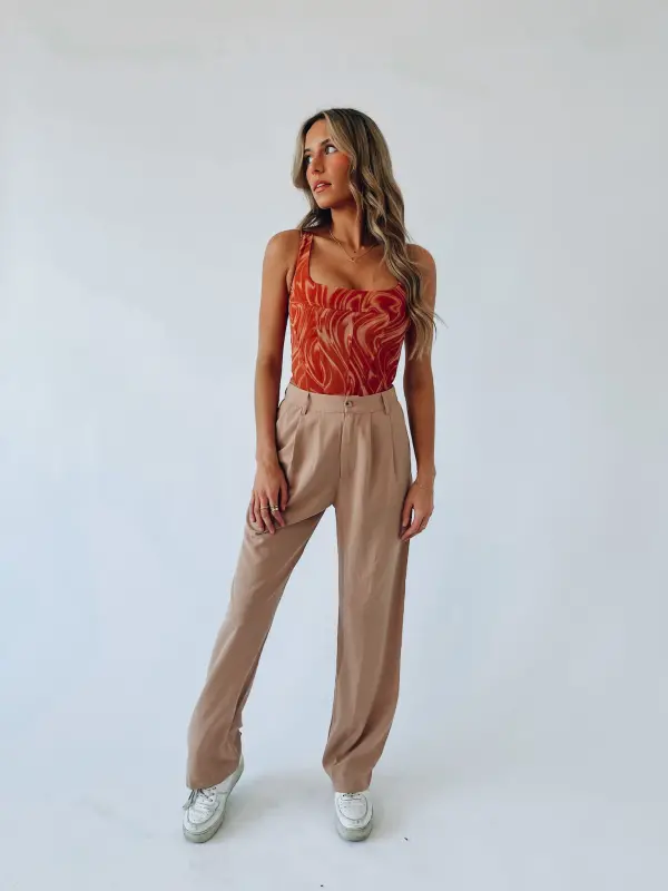 Yasmine High Waisted Trousers.
