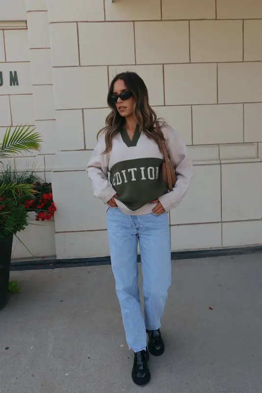 Edition Oversized Collared Sweater