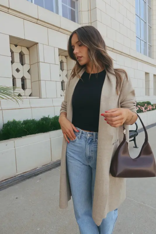 Rhea Oatmeal Cardigan